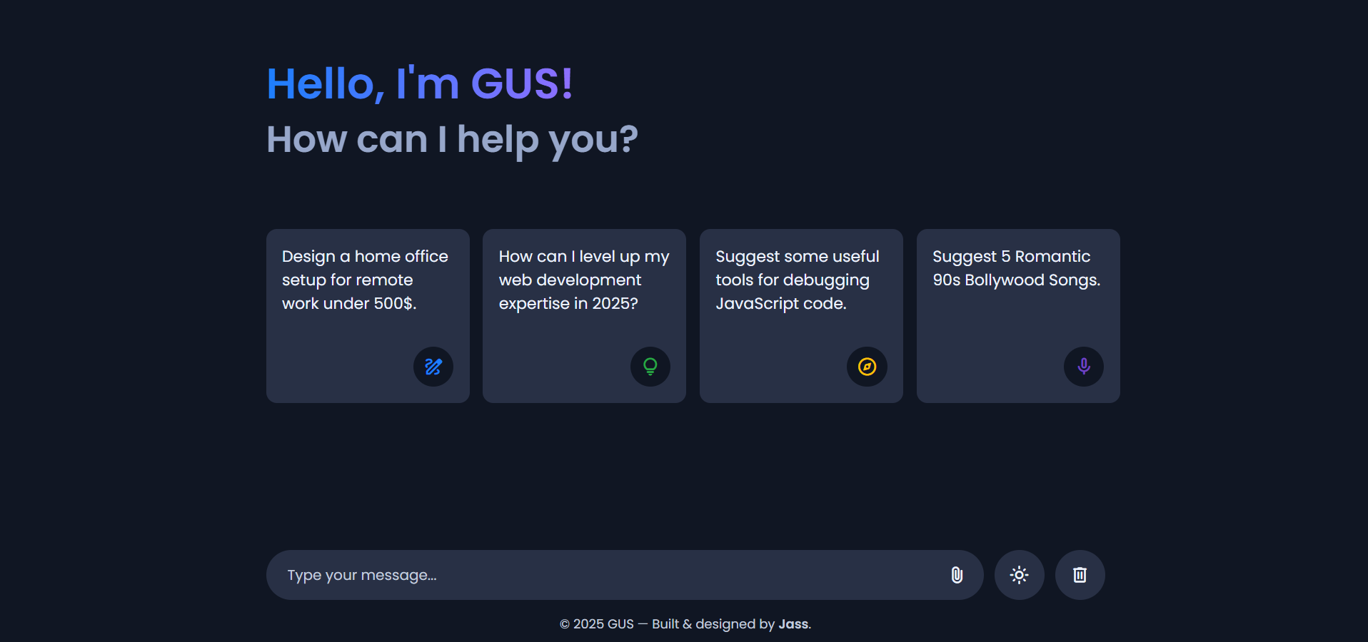 GUS website preview image