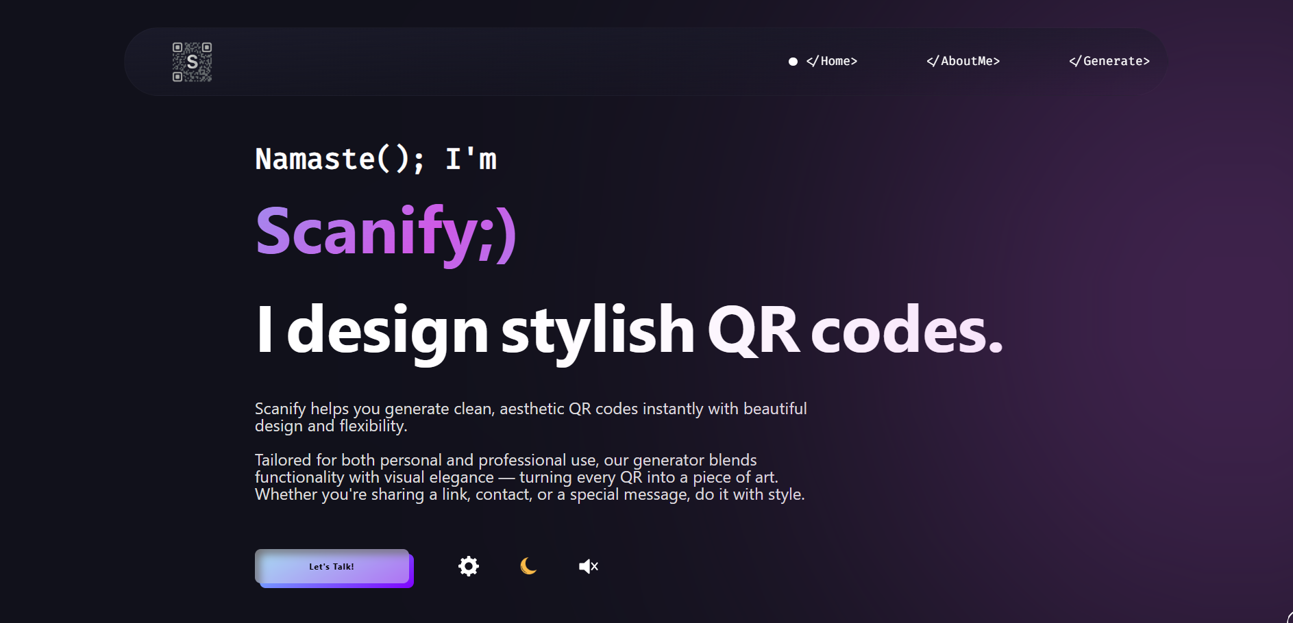 scanify website preview image